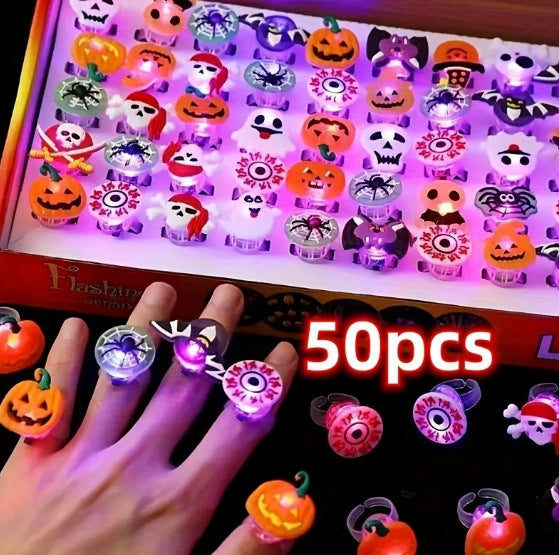 Glitter Soft Ring Glowing Ring Glowing Finger Lamp Glitter Finger Lamp Christmas Toy Street Stall Wholesale