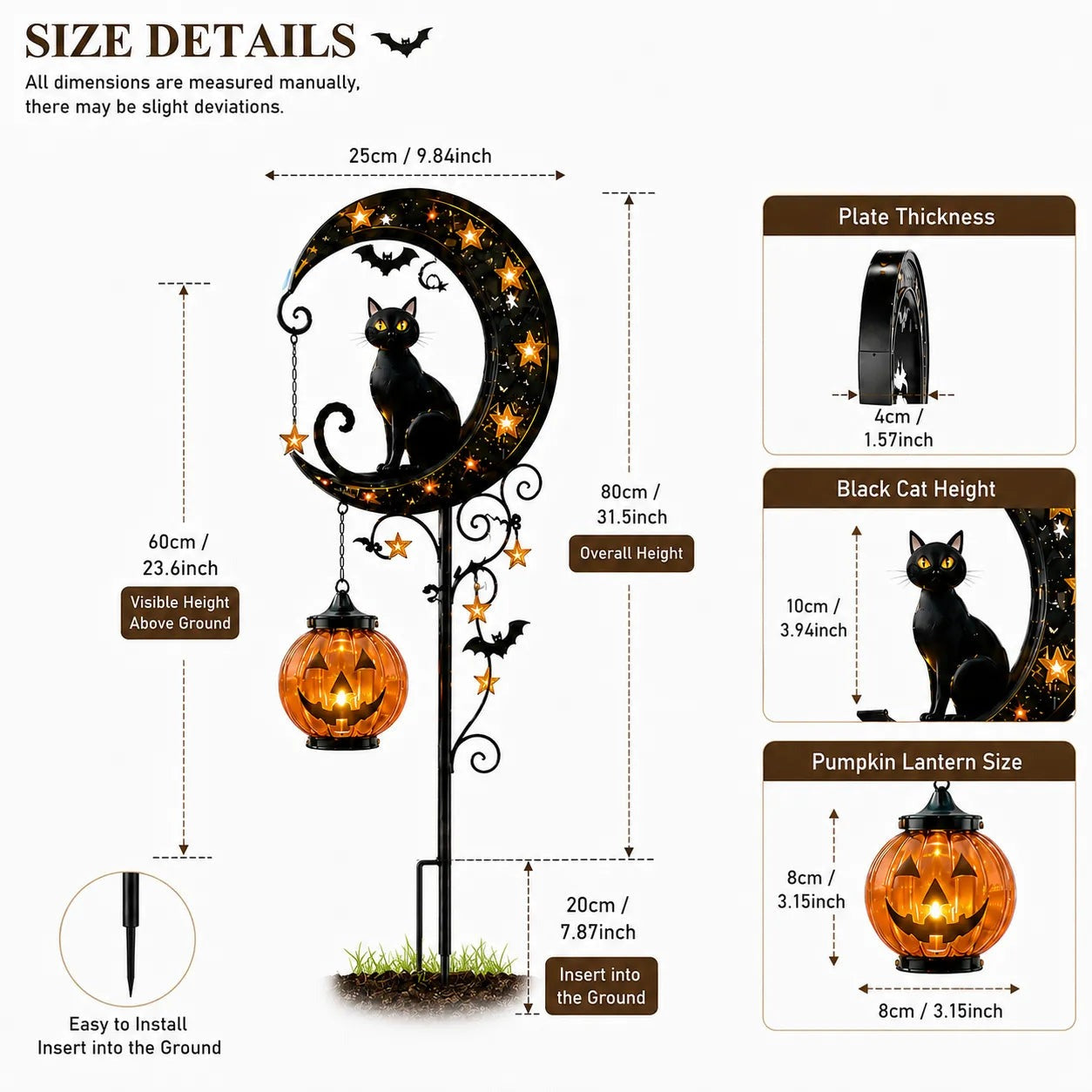 🎃 Halloween Early Bird Sale | 55% OFF Pumpkin Moon Garden Stake Light