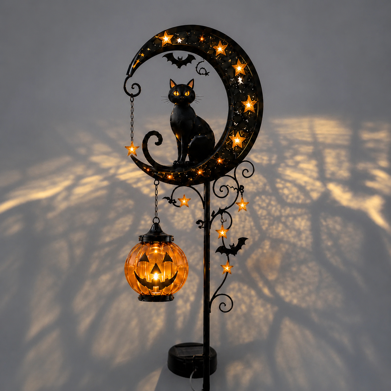 🎃 Halloween Early Bird Sale | 55% OFF Pumpkin Moon Garden Stake Light