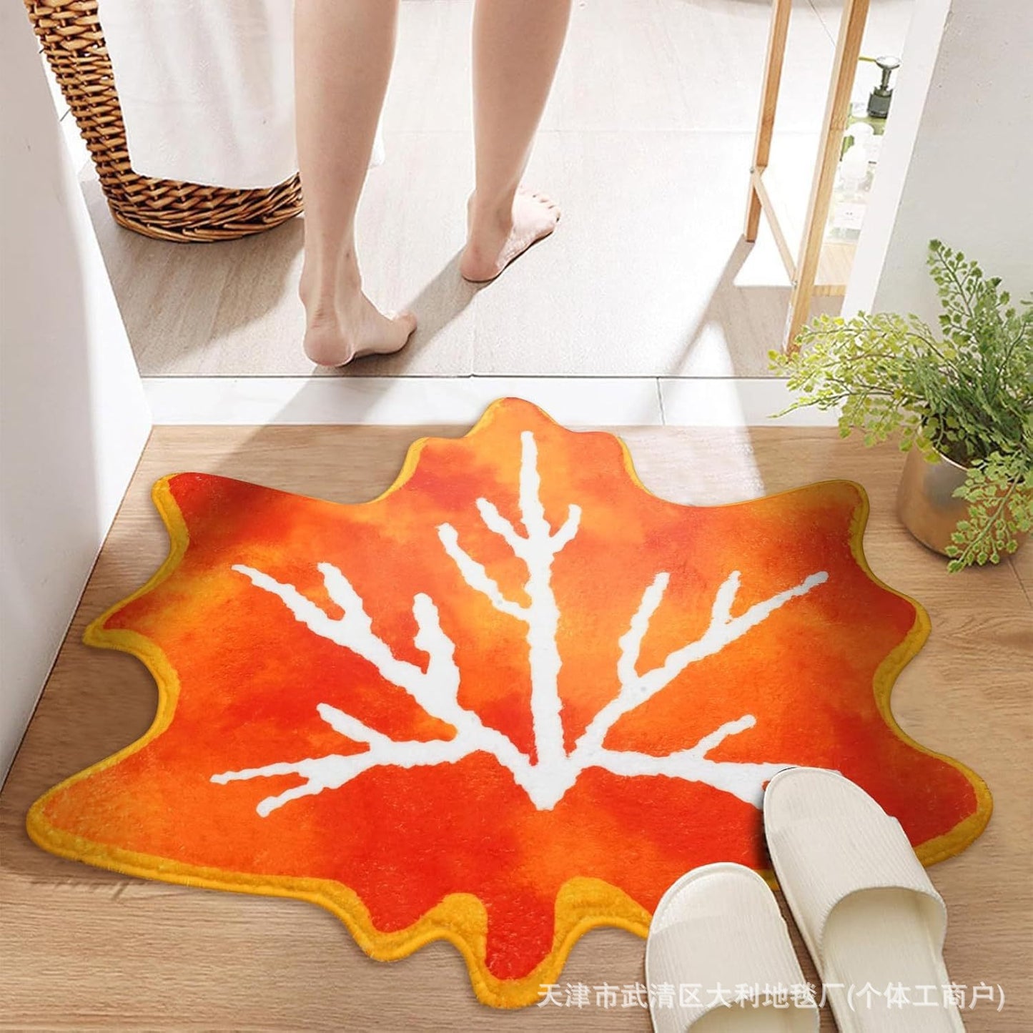 Cross-Border Halloween Pumpkin Imitation Cashmere Doormat Thanksgiving Harvest Festival Bedside Blanket Amazon Temu Dropshipping Floor Mat