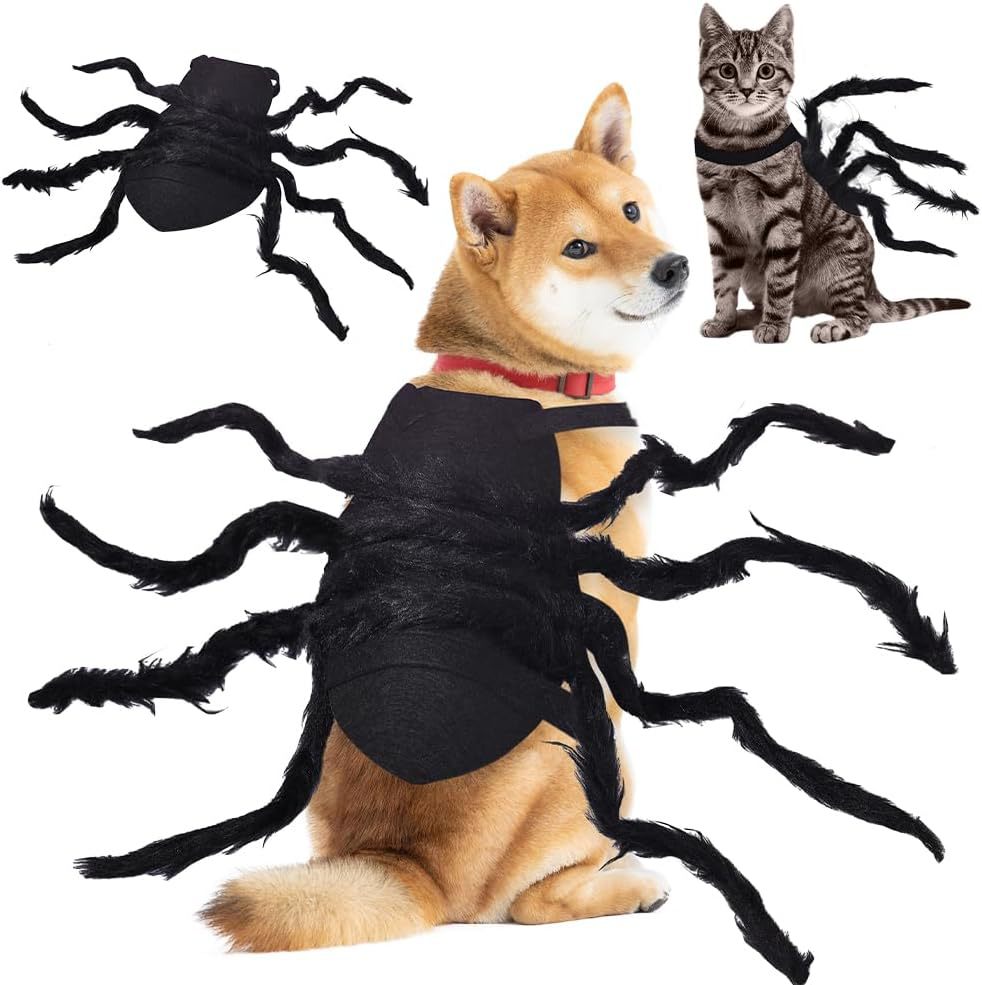 Halloween Pet Spider Costumes, Cross-Border Hot-Selling Pet Costumes, Cosplay Costumes, Spider Costumes