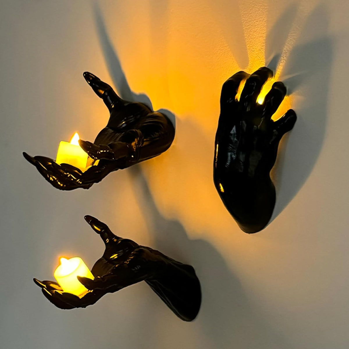 Cross-Border New Halloween Decoration Horror Ghost Hand Props-Halloween Devil Hand Prosthetic Hand Desktop Ornaments