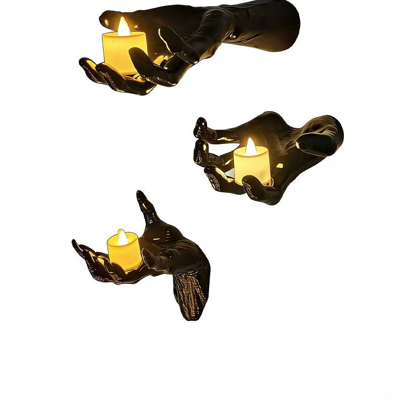 Cross-Border New Halloween Decoration Horror Ghost Hand Props-Halloween Devil Hand Prosthetic Hand Desktop Ornaments