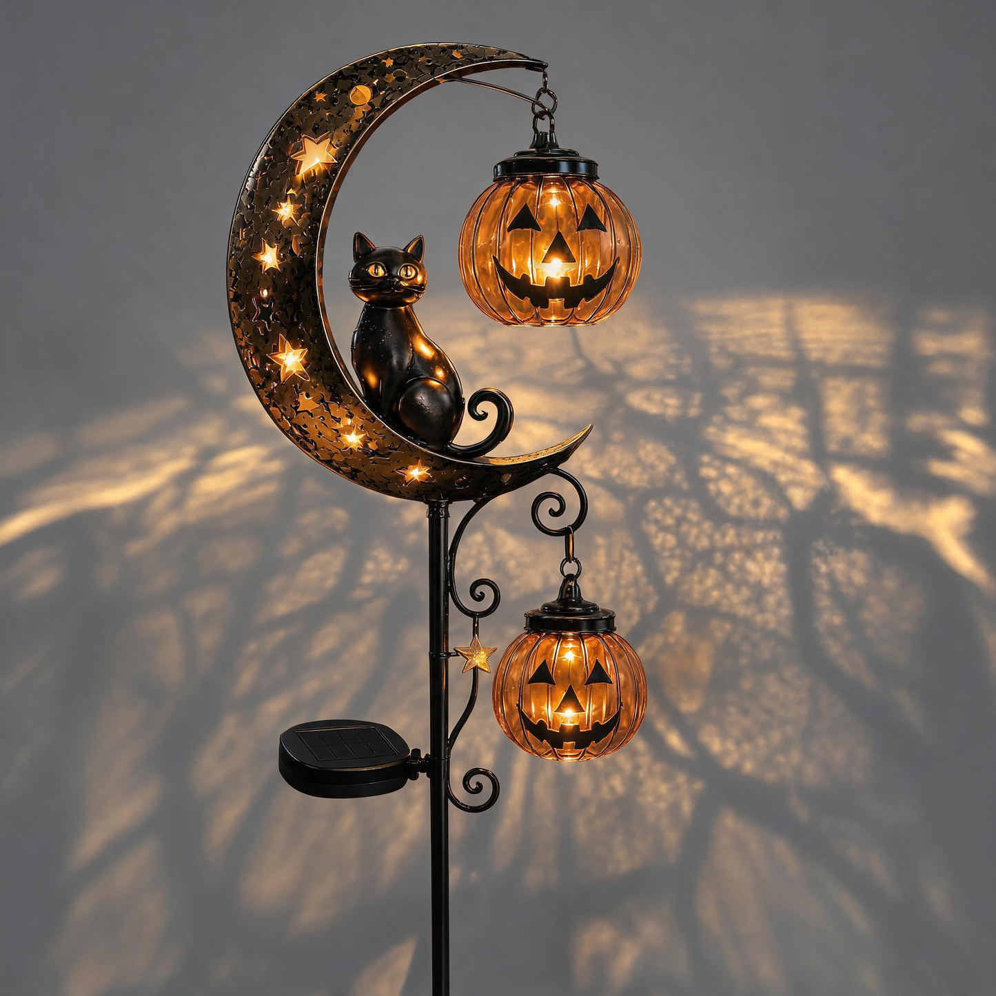 🎃 Halloween Early Bird Sale | 55% OFF Pumpkin Moon Garden Stake Light
